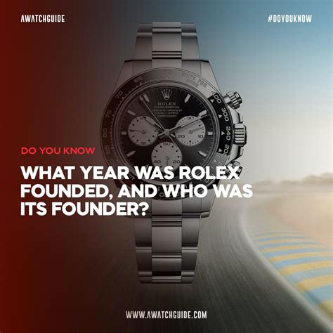 rolex parent company|where was Rolex founded.